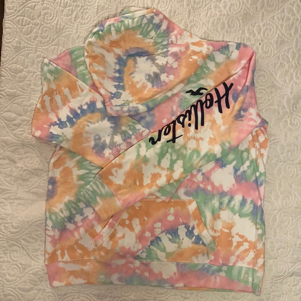 Hollister | Rainbow Tie Dye Hoodie | X-Large